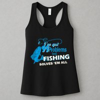 I've Got 99 Problem but Fishing Solves Them All Womens Tank Top