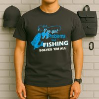 I've Got 99 Problem but Fishing Solves Them All T-Shirt