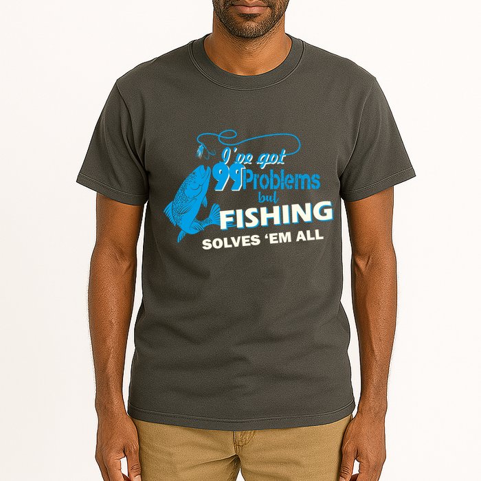 I've Got 99 Problem but Fishing Solves Them All Tall T-Shirt