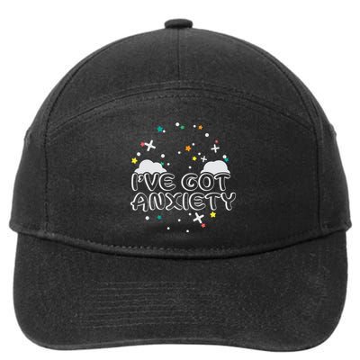 I've Got Anxiety 7-Panel Snapback Hat