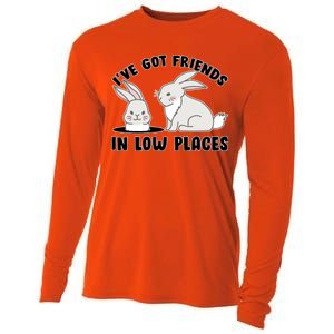 I've Got Friends In Low Places Cooling Performance Long Sleeve Crew