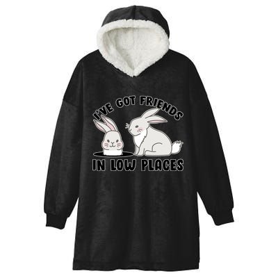 I've Got Friends In Low Places Hooded Wearable Blanket