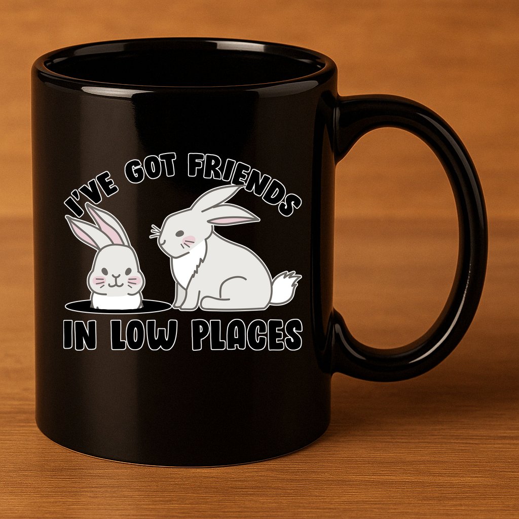 I've Got Friends In Low Places 11oz C Handle Ceramic Mug