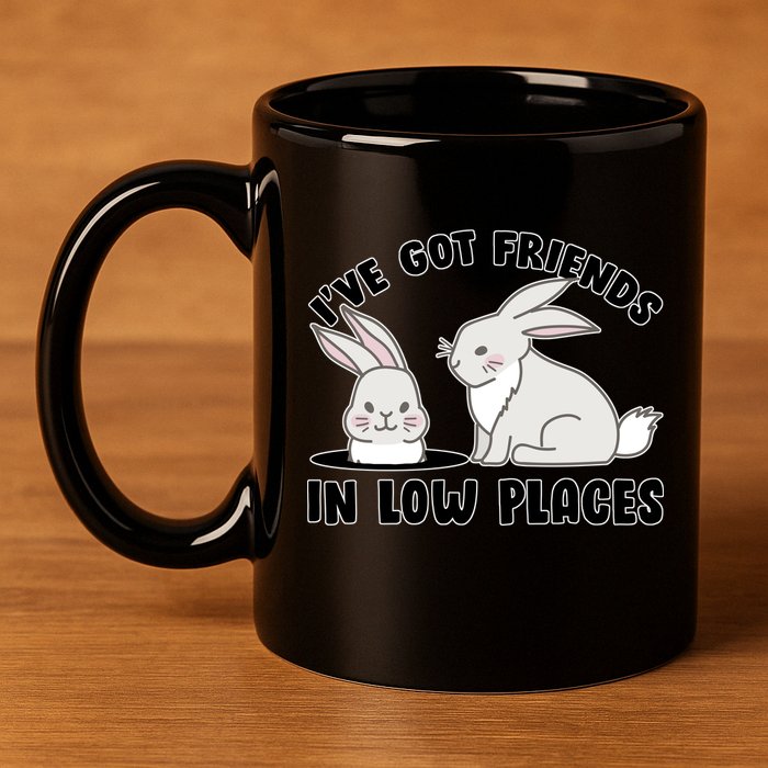 I've Got Friends In Low Places 11oz C Handle Ceramic Mug