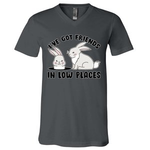 I've Got Friends In Low Places V-Neck T-Shirt