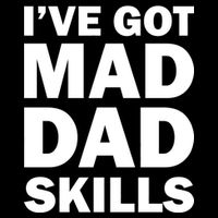 I've Got Mad Dad Skills Cropped Pullover Crew