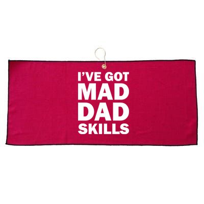 I've Got Mad Dad Skills Large Microfiber Waffle Golf Towel