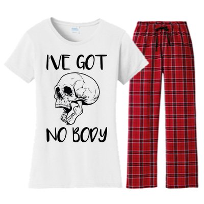 I've Got No Body Women's Flannel Pajama Set