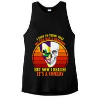 I've Realized My Life Isn't A Tragedy It's A Comedy Ladies PosiCharge Tri-Blend Wicking Tank