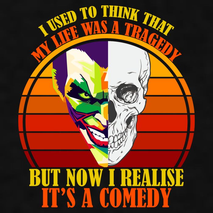 I've Realized My Life Isn't A Tragedy It's A Comedy Ladies PosiCharge Tri-Blend Wicking Tank