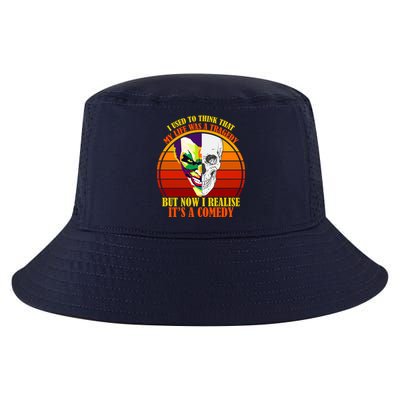 I've Realized My Life Isn't A Tragedy It's A Comedy Cool Comfort Performance Bucket Hat