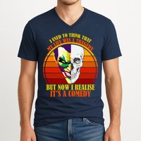 I've Realized My Life Isn't A Tragedy It's A Comedy V-Neck T-Shirt