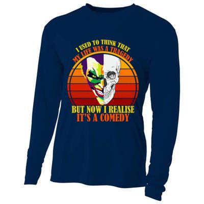 I've Realized My Life Isn't A Tragedy It's A Comedy Cooling Performance Long Sleeve Crew
