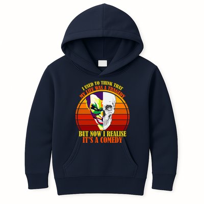 I've Realized My Life Isn't A Tragedy It's A Comedy Kids Hoodie