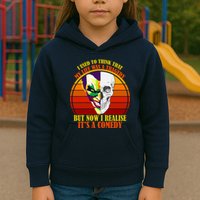I've Realized My Life Isn't A Tragedy It's A Comedy Kids Hoodie