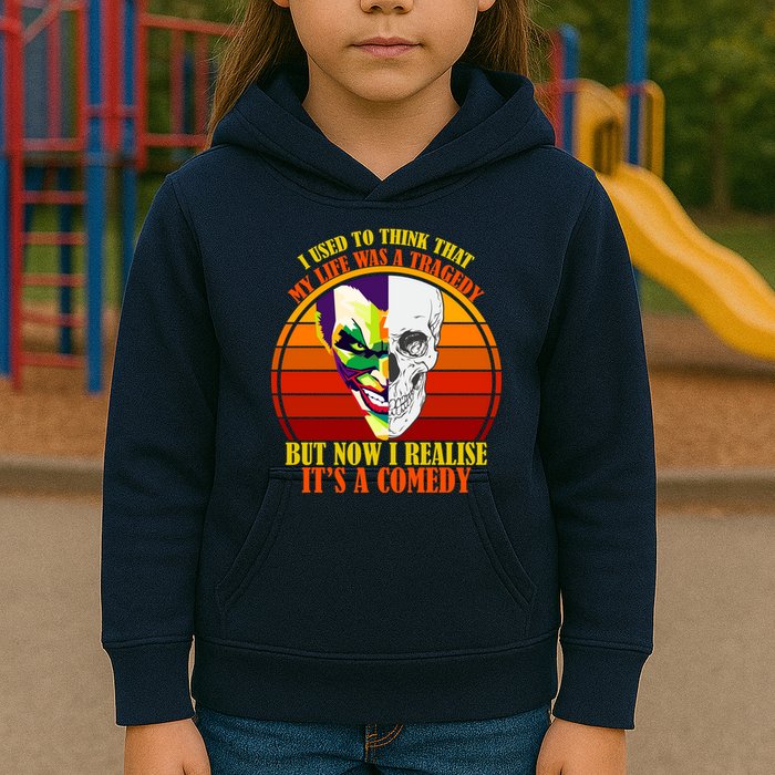I've Realized My Life Isn't A Tragedy It's A Comedy Kids Hoodie