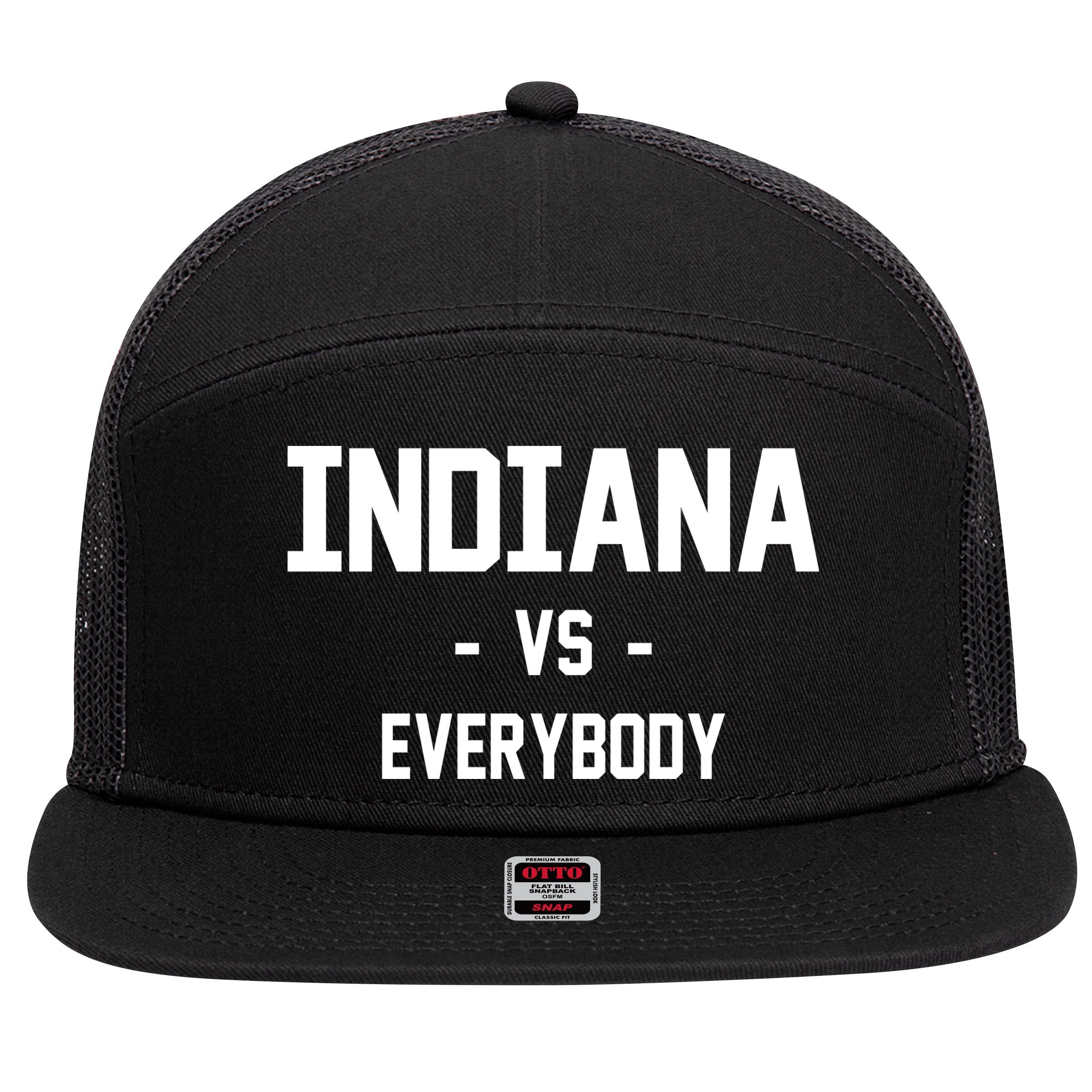 Indiana Vs Everybody 7 Panel Mesh Trucker Snapback Hat