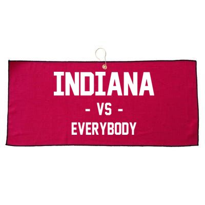 Indiana Vs Everybody Large Microfiber Waffle Golf Towel