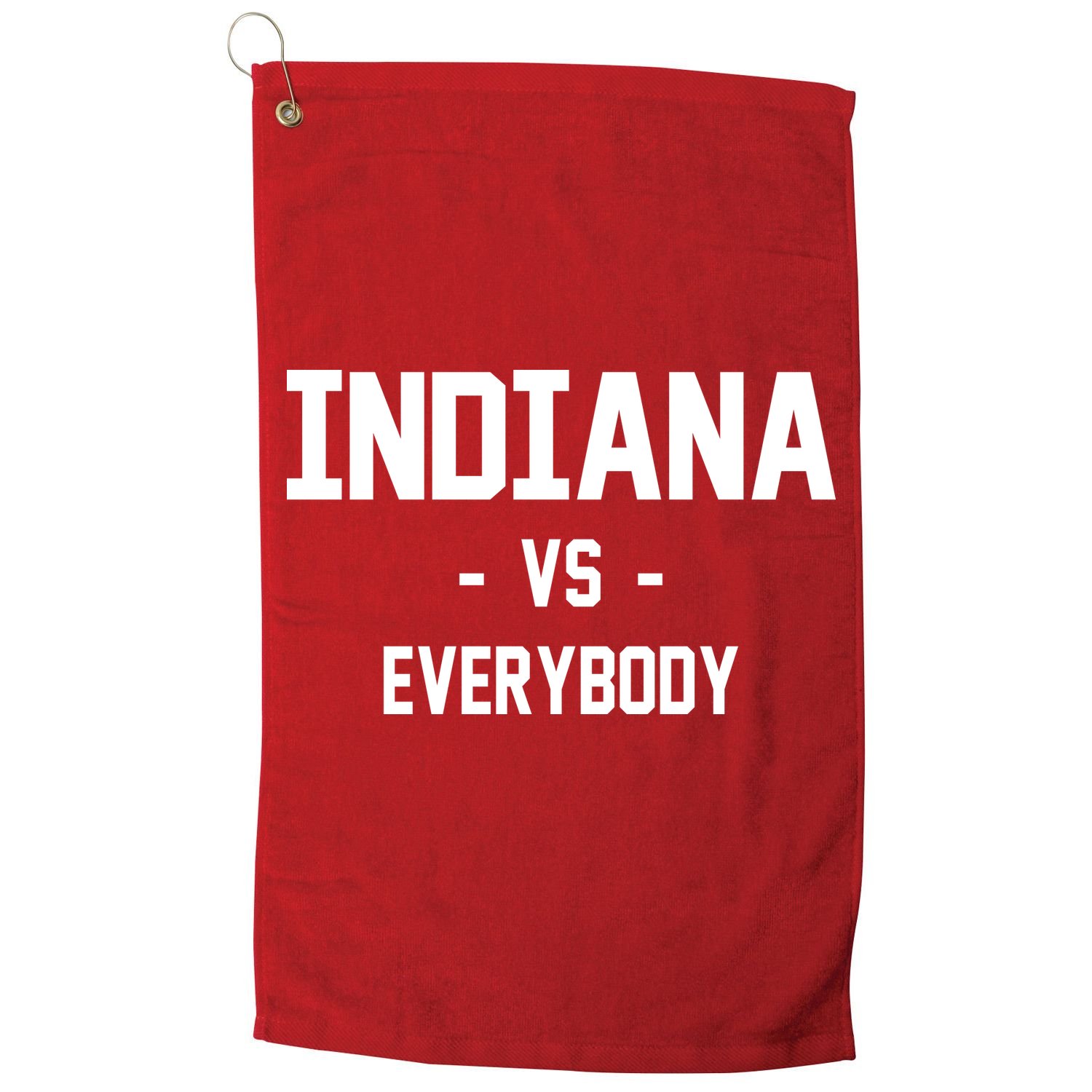 Indiana Vs Everybody Golf Towel