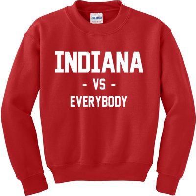 Indiana Vs Everybody Kids Sweatshirt
