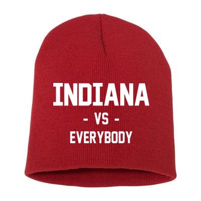Indiana Vs Everybody Short Acrylic Beanie