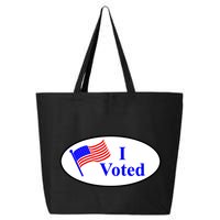 I Voted Election Voting Graphic 25L Jumbo Tote