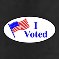 I Voted Election Voting Graphic 25L Jumbo Tote