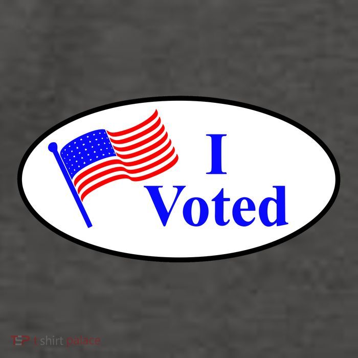 I Voted Election Voting Graphic Vector Backpack