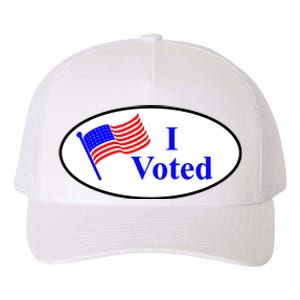 I Voted Election Voting Graphic Yupoong Adult 5-Panel Trucker Hat