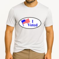 I Voted Election Voting Graphic Cooling Performance Crew T-Shirt