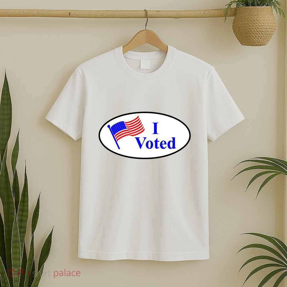 I Voted Election Voting Graphic T-Shirt