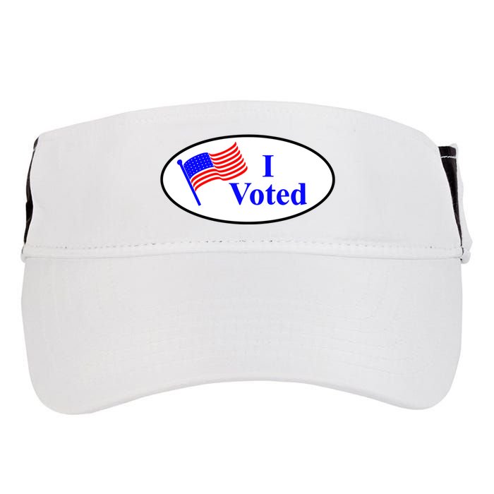 I Voted Election Voting Graphic Adult Drive Performance Visor