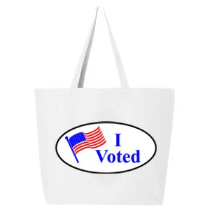 I Voted Election Voting Graphic 25L Jumbo Tote