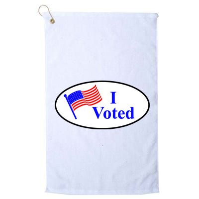 I Voted Election Voting Graphic Golf Towel