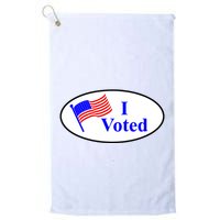 I Voted Election Voting Graphic Golf Towel