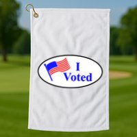 I Voted Election Voting Graphic Golf Towel
