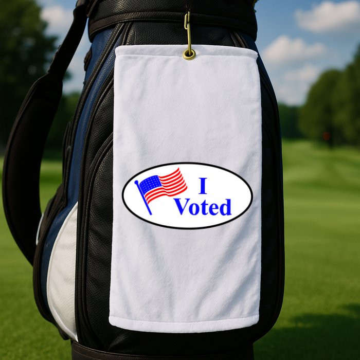 I Voted Election Voting Graphic Golf Towel