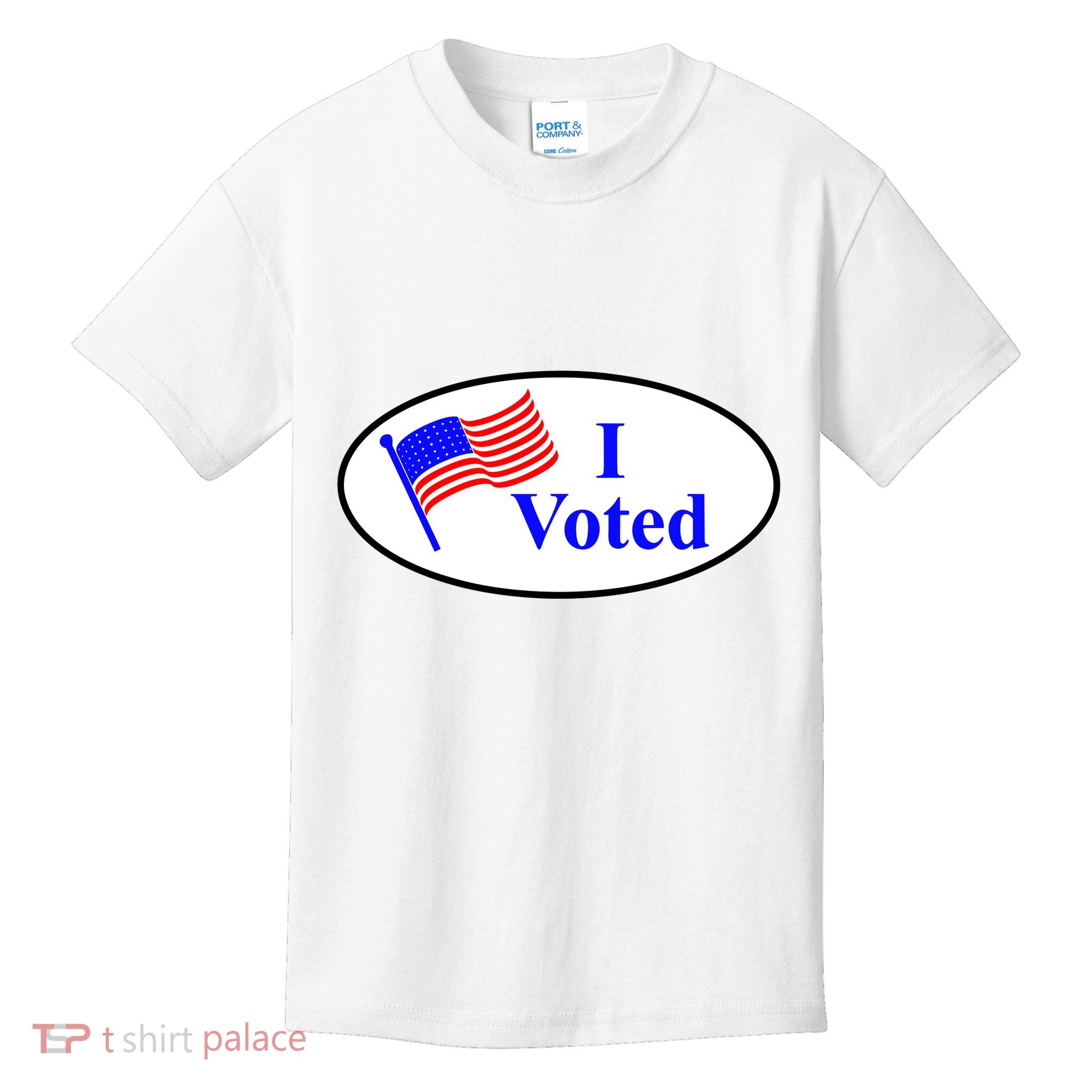 I Voted Election Voting Graphic Kids T-Shirt