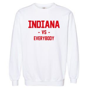 Indiana Vs Everybody (Red) Garment-Dyed Sweatshirt