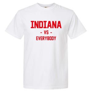 Indiana Vs Everybody (Red) Garment-Dyed Heavyweight T-Shirt