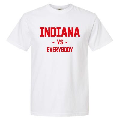 Indiana Vs Everybody (Red) Garment-Dyed Heavyweight T-Shirt