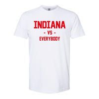 Indiana Vs Everybody (Red) Softstyle CVC T-Shirt