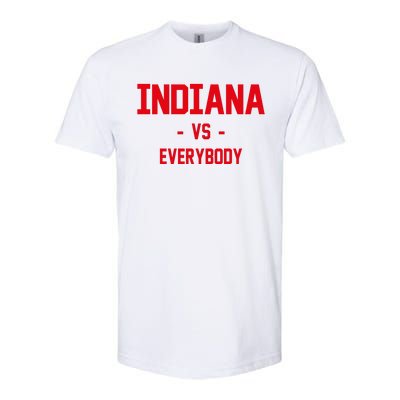 Indiana Vs Everybody (Red) Softstyle® CVC T-Shirt