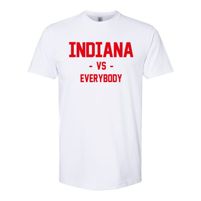 Indiana Vs Everybody (Red) Softstyle CVC T-Shirt