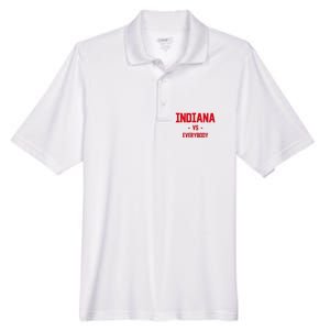 Indiana Vs Everybody (Red) Men's Origin Performance Pique Polo