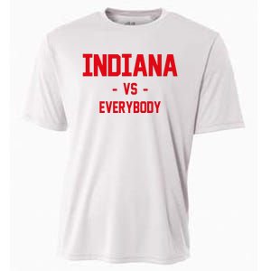 Indiana Vs Everybody (Red) Cooling Performance Crew T-Shirt