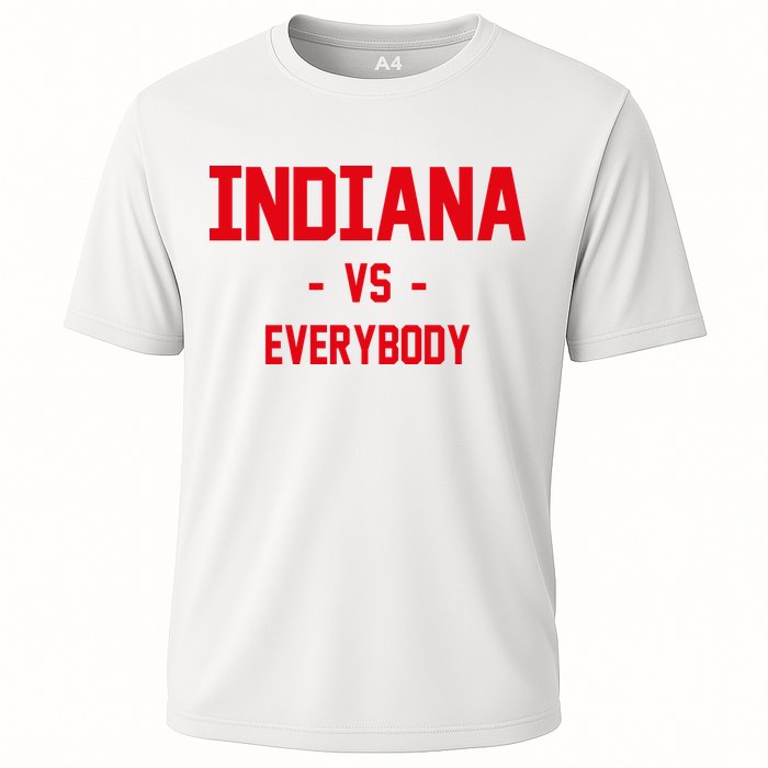 Indiana Vs Everybody (Red) Cooling Performance Crew T-Shirt