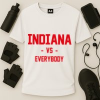 Indiana Vs Everybody (Red) Cooling Performance Crew T-Shirt