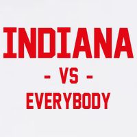 Indiana Vs Everybody (Red) Cooling Performance Crew T-Shirt