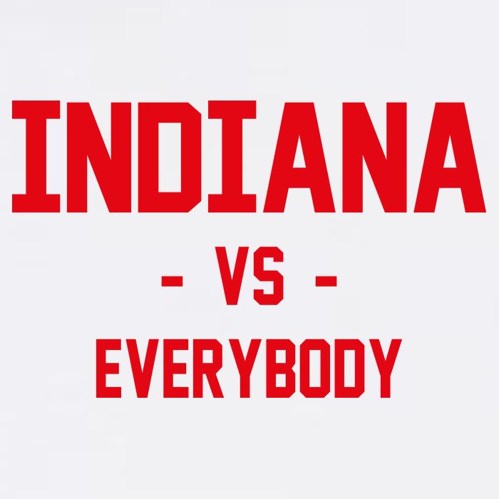 Indiana Vs Everybody (Red) Cooling Performance Crew T-Shirt
